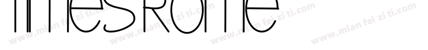 times Rome字体转换